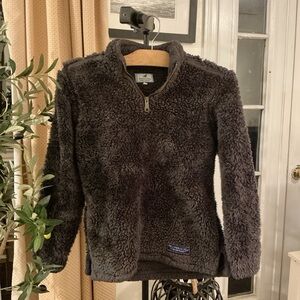 Plush Charcoal Kids Fleece Sweater